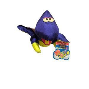 Fisher Price Baby Dino-Roar 1992 Plush Dinosaur Pterodactyl Puffalump Hatchling